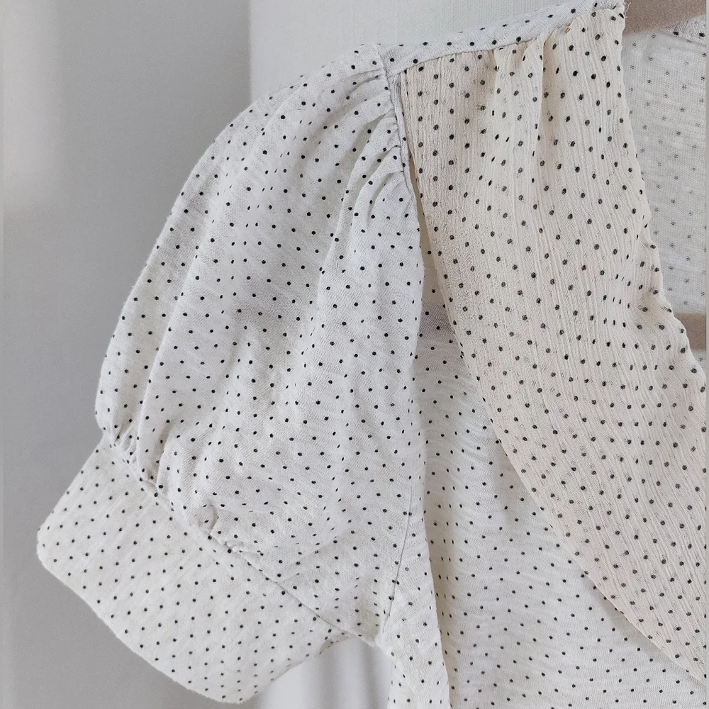 NWOT Pins & Needles Polka-dot Shirt - Picture 8 of 8